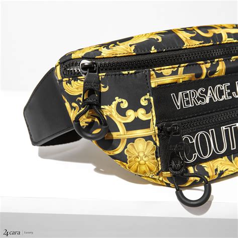 versace couture belt bag|Versace collection evening bag.